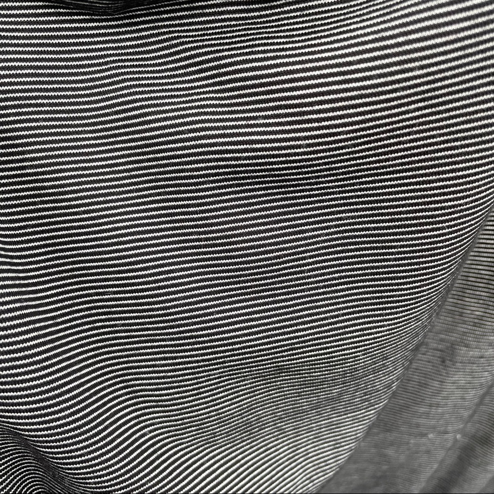 Athleta Dark Gray Striped Knit Athletic Dress - Picture 12 of 14